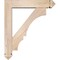 Ekena Millwork Balboa Arts and Crafts Smooth Bracket w/ Offset Brace, Douglas Fir, 5 1/2"W x 24"D x 28"H BKT0604X24X28BOA03SDF - alternate 4